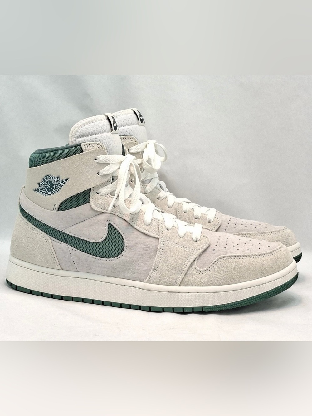 Air Jordan 1 HI Zoom Comfort 2 Bicoastal Green Bone DV1307-130 Shoes-Mens 16